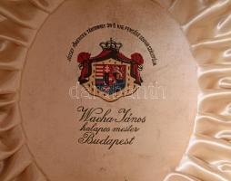 Wacha János kalapos mester által készített jó állapotú keménykalap, jelzett. /// Stiff hat in good c...