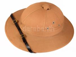 ca 1970 Vietnámi trópusi kalap. Szép állapotban, jelzett / Vietnamese pith helmet