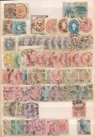 Ausztria 1850-1906 kb. 110 db bélyeg, kétoldalas közepes berakólapon