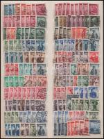 Ausztria 1952-1962 kb. 780 db bélyeg, 2 db kétoldalas A4-es berakólapon