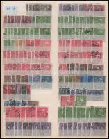 Ausztria 1910-1924 kb 650 db bélyeg, 2 db kétoldalas A4-es berakólapon