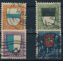 1922 Pro Juventute sor Mi 175-178 (Mi EUR 80.-)