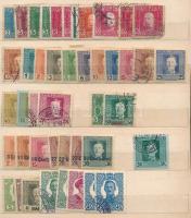 K.u.K. Feldpost 1915 kb 80 db bélyeg, kétoldalas közepes berakólapon