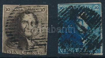 1849 Forgalmi sor Mi 1a-2a (Mi EUR 155.-)