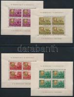 1947 Roosevelt egyenes képállású négyes kisívsor (140.000) (50f jobb oldalon felül picit behajtva, lent kis sarokhiba)