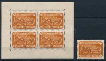 1947 Bélyegnap (20.) bélyeg + kisív (17.500)