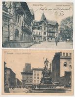 21 db RÉGI külföldi város képeslap / 21 pre-1945 foreign town-view postcards