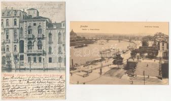 21 db RÉGI külföldi város képeslap / 21 pre-1945 foreign town-view postcards