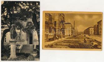 21 db MODERN magyar város képeslap (Képzőművészeti Alap, Művészeti Alkotások 60 filléres lapok) / 21...