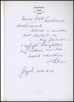 Árpás Károly: Áttételek - átvételek. DEDIKÁLT! Szeged, 2006, Bába. 120p. Kiadói papírkötés, jó állap...