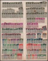 Deutsches Reich 1933-tól kb 1.500 db bélyeg, 4 db kétoldalas nagy berakólapon