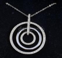 Swarovski medálos nyaklánc, certifikáttal, díszdobozban
