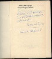 Ferdinandy György: Szerecsenségem története. Elbeszélések! DEDIKÁLT! Bp., 1988, Magvető. Kiadói egés...