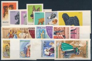1967 Magyar kutyafajták és Operák 2 db vágott sor (10.500)