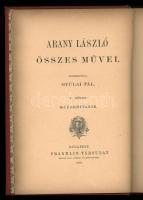 Arany László műforditásai Shakspere- és Moliereből. Arany László összes művei V. köt. Bp., 1901, Fra...