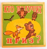 Régi szovjet mesefilm, tartójában, 14x14 cm