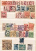 Lengyelország 1900-1925 80 db bélyeg kétoldalas közepes berakólapon