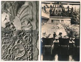 21 db MODERN magyar város képeslap, vegyes minőségben; 1 Ft és 1,20 Ft-os lapok / 21 MODERN Hungaria...