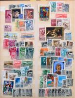 Magyar tétel 1900-tól, benne kb 2.600 db bélyeg, 17 lapos A4-es berakóban