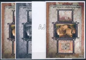 2022/04 Pécs - UNESCO 4 darabos emlékív garnitúra (30.000)