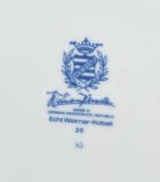 Weimar áttört mintás kínáló, jelzett, hibátlan, d: 25,5 cm