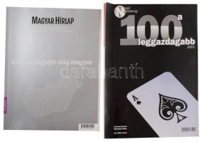 2006-2018 A 100 leggazdagabb magyart bemutató különkiadványok 6 db különbőző év és kiadás. Érdekes k...