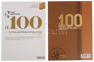 2006-2018 A 100 leggazdagabb magyart bemutató különkiadványok 6 db különbőző év és kiadás. Érdekes k...