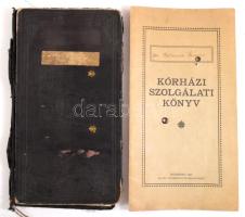 1916 Orvostanhallgató leckekönyve neves orvosok aláírásával Lenhossék Mihály Weszelszky, Kubinyi, Ri...