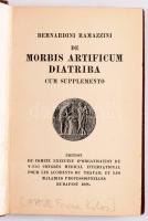 Ramazzini, Bernardini: De Morbis Artificum Diatriba. Bp., 1928. 228p. Egészvászon kötés, kopottas állapotban.