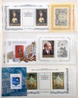 Szovjetunió 1960-1991 több példányos blokk és kisív gyűjtemény, 90%-ban postatiszta, több mint 200 db blokk berakóban