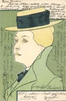 1899 Art nouveau fashion litho