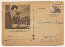 1952 Nagy Sándor író "Megbékélés" című könyvéért kapott Sztálin-díjat. Művészeti Alkotások / Hungarian Socialist propaganda (EM)