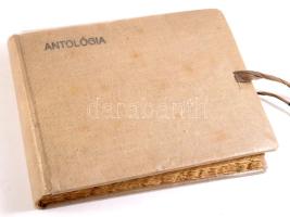 ca 1930 Versgyűjtemény PA monogrammal. Ismeretlen költő saját verseit és más költők verseit tartalma...