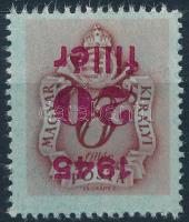 1945 Kisegítő portó 20f/8f fordított felülnyomással (25.000)