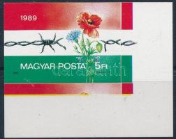 1989 A francia forradalom 200. évfordulója ívsarki vágott bélyeg