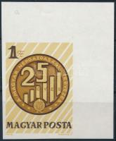 1972 25 éves a népgazdasági tervezés ívsarki vágott bélyeg