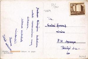 Csongrád, Magyar Király szálloda, Állami polgári fiúiskola, Főtéri részlet, Hősök emlékműve, Városhá...