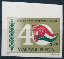 1986 Ifjúságért X. vágott ívszéli bélyeg