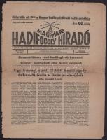 1944-1946 Kecskeméti közlöny c. lap két száma a II. világháború híreivel + Hadifogoly híradó c, lap ...