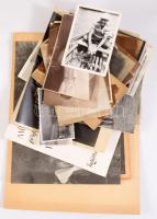 ca 1900-1960 Vegyes fotó tétel benne néhány keményhátú