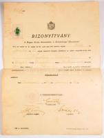 1930-1942 Ács és kőműves bizonyítvány