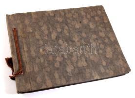 1936-37 több mint 100 darabos fotóalbum magyar pár körutazása autóval: Ausztria, Horvátország (Dubro...