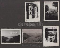 1938 Bosznia, Szarajevo, Kotor 10 db feliratozott fotó