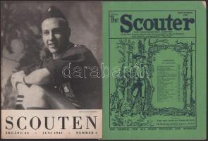 1947 4 db külföldi cserkész újság