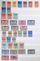 Ausztria néhány száz régi bélyeg az 1900-1960-as évekből érdekességekkel, jobbakkal 8 lapos A4-es be...