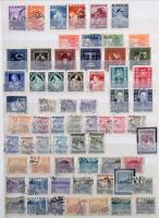 Ausztria néhány száz régi bélyeg az 1900-1960-as évekből érdekességekkel, jobbakkal 8 lapos A4-es be...