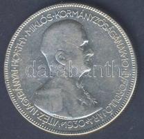 1930. 5P Ag "Horthy jobbra" T:3 ph.