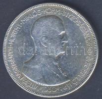 1930. 5P Ag "Horthy jobbra" T:3