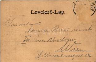 1904 Levél, Kaltenstein; templom, Fő tér. Art Nouveau, floral (EK)