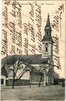 1907 Kiskunlacháza, Református templom. Frida és Társa kiadása